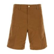 Casual Shorts Carhartt Wip , Brown , Heren