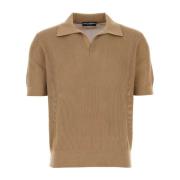 Polo Shirts Dolce & Gabbana , Brown , Heren