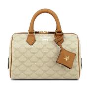 Ella Boston Canvas Handtas MCM , Beige , Dames