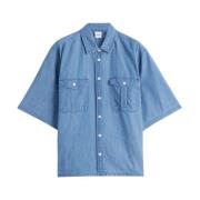 Denim Shirts Aspesi , Blue , Dames