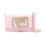 Roze Eyelike Buckle Sketch Tassen Chiara Ferragni Collection , Pink , ...