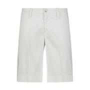 Casual Shorts Re-Hash , White , Dames