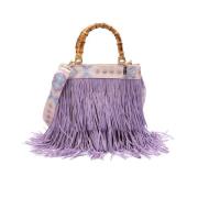 Shoulder Bags La Milanesa , Purple , Dames