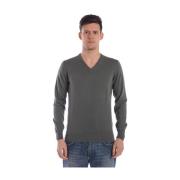 Zanzara Sweater Pullover Daniele Alessandrini , Gray , Heren