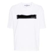 Logo Stamp Casual Tee A.p.c. , White , Dames