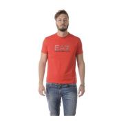 Sweatshirt T-Shirt Combo Emporio Armani EA7 , Red , Heren
