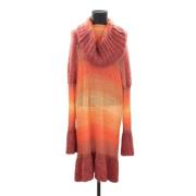 Pre-owned Wool dresses Jean Paul Gaultier Pre-owned , Orange , Dames