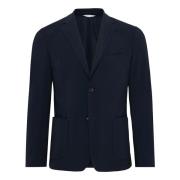 Bergomi Navy Blue Colbert Gentiluomo , Blue , Heren