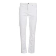 Luxe Performance White Slimmy Jeans 7 For All Mankind , White , Heren