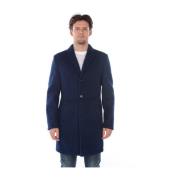 Coats Daniele Alessandrini , Blue , Heren