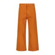 Wide Trousers Re-Hash , Orange , Dames