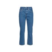 Klassieke Denim Jeans Levi's , Blue , Dames