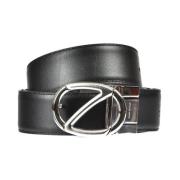 Belts Ermenegildo Zegna , Black , Heren