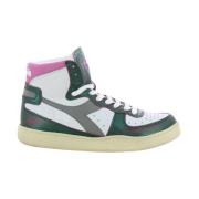 Groene Metal Mix Basket Sneakers Diadora , Multicolor , Dames