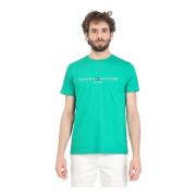 T-Shirts Tommy Hilfiger , Green , Heren