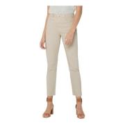 Cropped Jeans Only , Beige , Dames