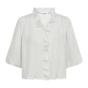 Suedacc blouses wit Co'Couture , White , Dames