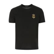 Designer T-Shirt Dolce & Gabbana , Black , Heren