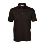 Bruine Polo Shirt Gran Sasso , Brown , Heren