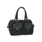 Pre-owned Canvas handbags Gucci Vintage , Black , Dames