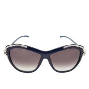 Pre-owned Acetate sunglasses Cartier Vintage , Blue , Dames