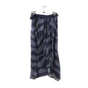 Pre-owned Silk bottoms Isabel Marant Pre-owned , Blue , Dames