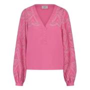 Bauke blouses roze Freebird , Pink , Dames