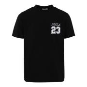 Heren Abloh 23 Logo T-Shirt Zwart Off White , Black , Heren