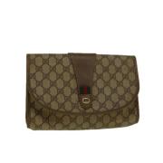 Pre-owned Canvas gucci-bags Gucci Vintage , Beige , Dames