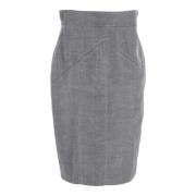 Pre-owned Cotton bottoms Burberry Vintage , Gray , Dames