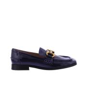 Blauwe Naplack Loafer Bibi Lou , Blue , Dames