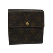 Pre-owned Canvas wallets Louis Vuitton Vintage , Brown , Dames