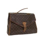 Pre-owned Canvas handbags Louis Vuitton Vintage , Brown , Dames