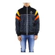 Heren Aop Folk Kappa Track Jkt Marcelo Burlon , Multicolor , Heren