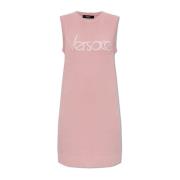 Mouwloze jurk Versace , Pink , Dames