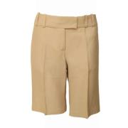 Pre-owned Polyester bottoms Chloé Pre-owned , Beige , Dames