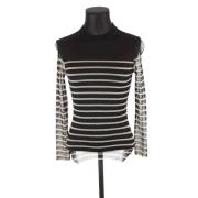 Pre-owned Polyester tops Jean Paul Gaultier Pre-owned , Black , Dames