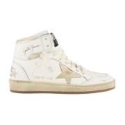 Sky Star Sneaker Wit/Goud Golden Goose , White , Dames