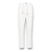 Slim-fit Trousers Eleventy , White , Heren