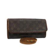 Pre-owned Canvas louis-vuitton-bags Louis Vuitton Vintage , Brown , Da...