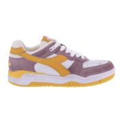 Dames B560 Used Wit/Paars Diadora , Multicolor , Dames