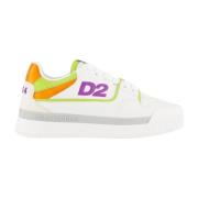 Dames New Jersey Sneaker Wit/Multi Dsquared2 , White , Dames