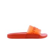 Heren Slide Sandals Givenchy , Orange , Heren