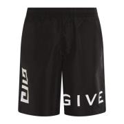 Heren 4G Bermuda Shorts Givenchy , Black , Heren