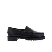 Dames Dan Lug Loafer Zwart Sebago , Black , Dames