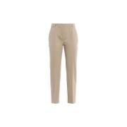 Stijlvolle Beige Broek voor Dames Pinko , Beige , Dames