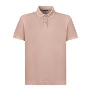 Tortora Katoenen Polo Shirt Paul & Shark , Pink , Heren