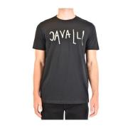 T-Shirts Roberto Cavalli , Black , Heren