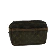 Pre-owned Canvas louis-vuitton-bags Louis Vuitton Vintage , Brown , Da...