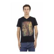 T-Shirts Trussardi , Black , Heren